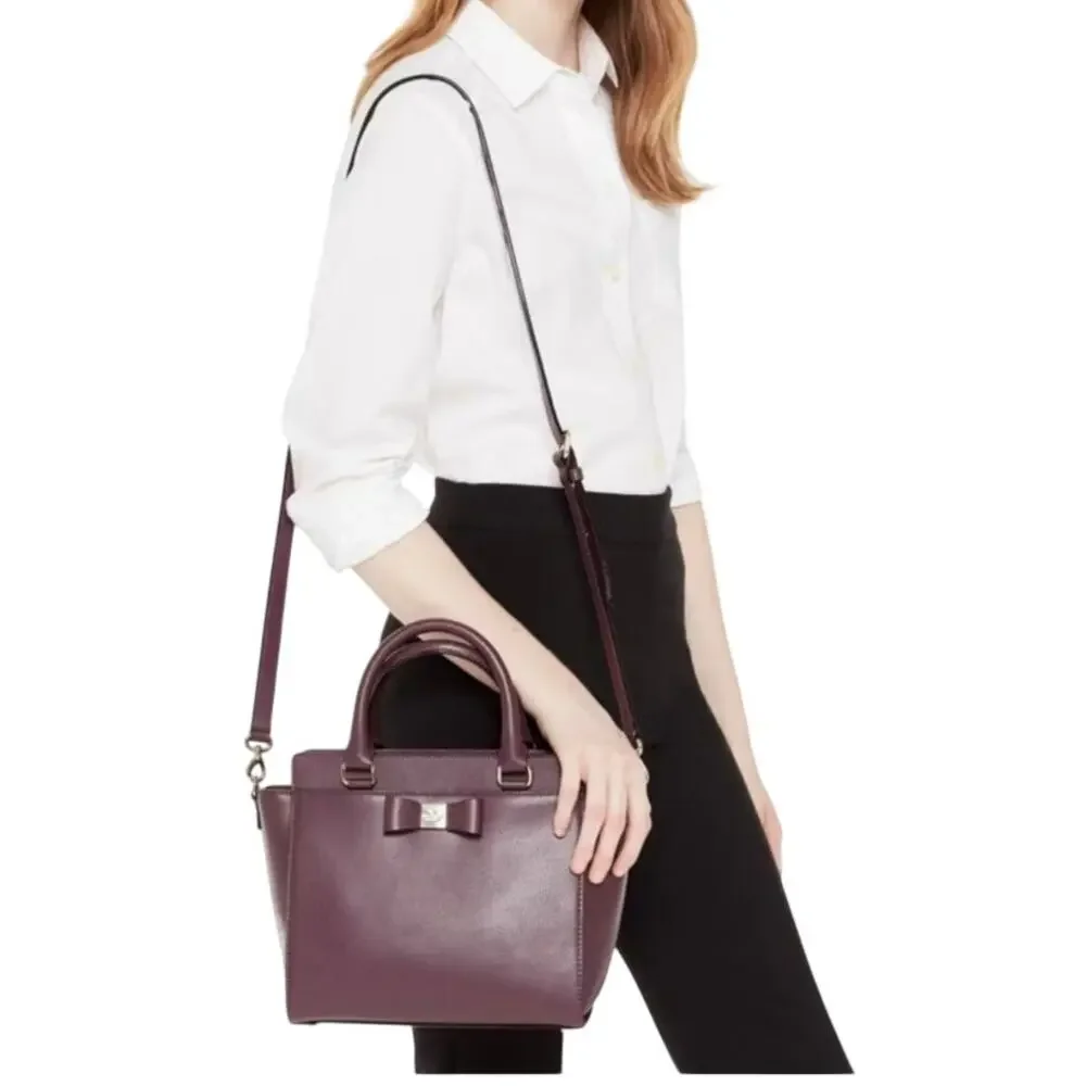 Kate Spade plum Purple Renny Drive Allyn handbag crossbody purse